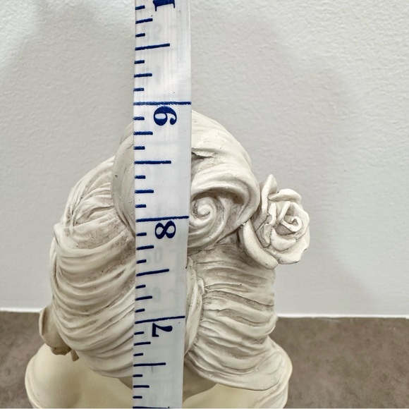 Vintage Lady/Woman Bust Sculpture Statue Figurine Resin Home Decor Art 9” - Picture 14 of 16